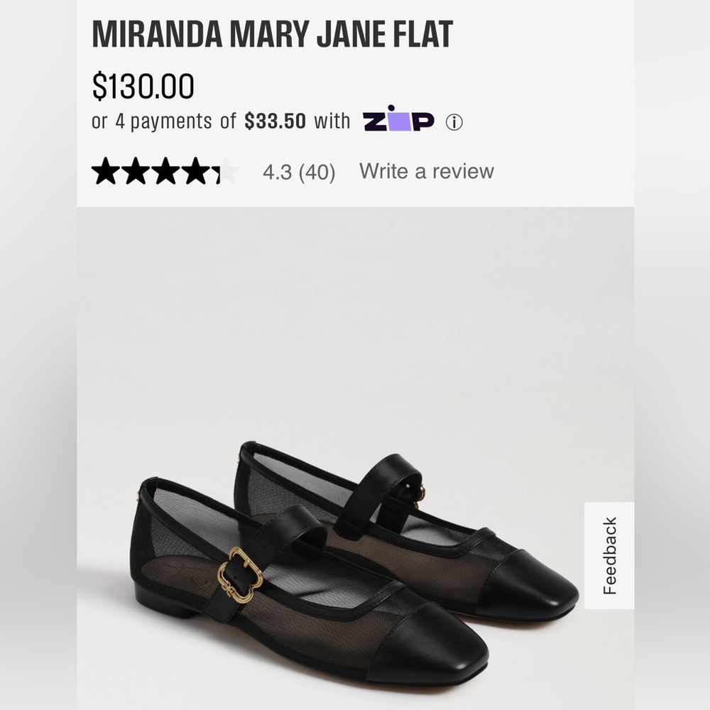 Sam Edelman miranda Mary Jane flat